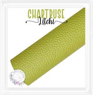 ⋅ Chartreuse Green ⋅ Litchi ⋅ Vegan Faux Leather