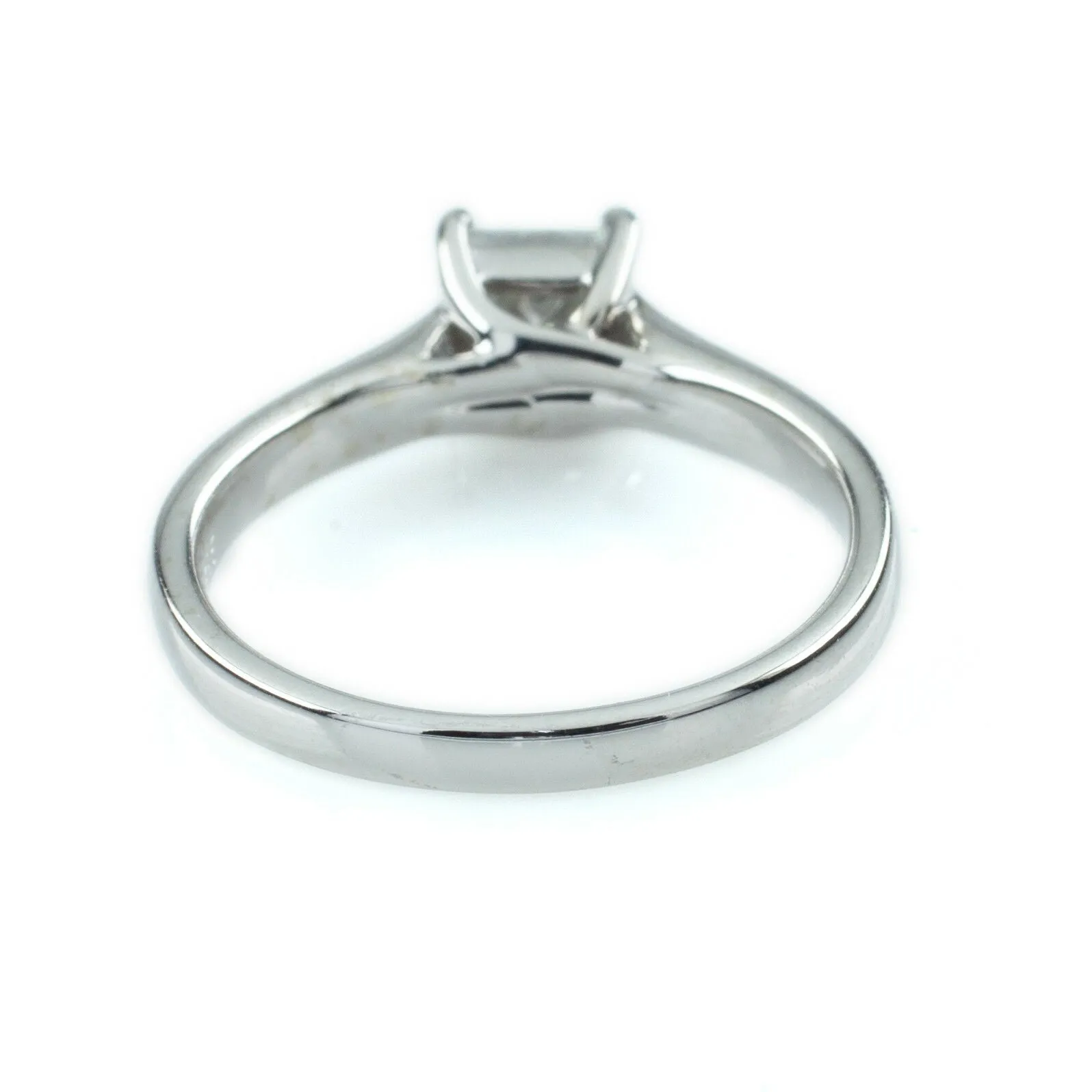 0.75 ct Princess-Cut Diamond Solitaire 14k White Gold Ring Size 7 w/ IGI Cert