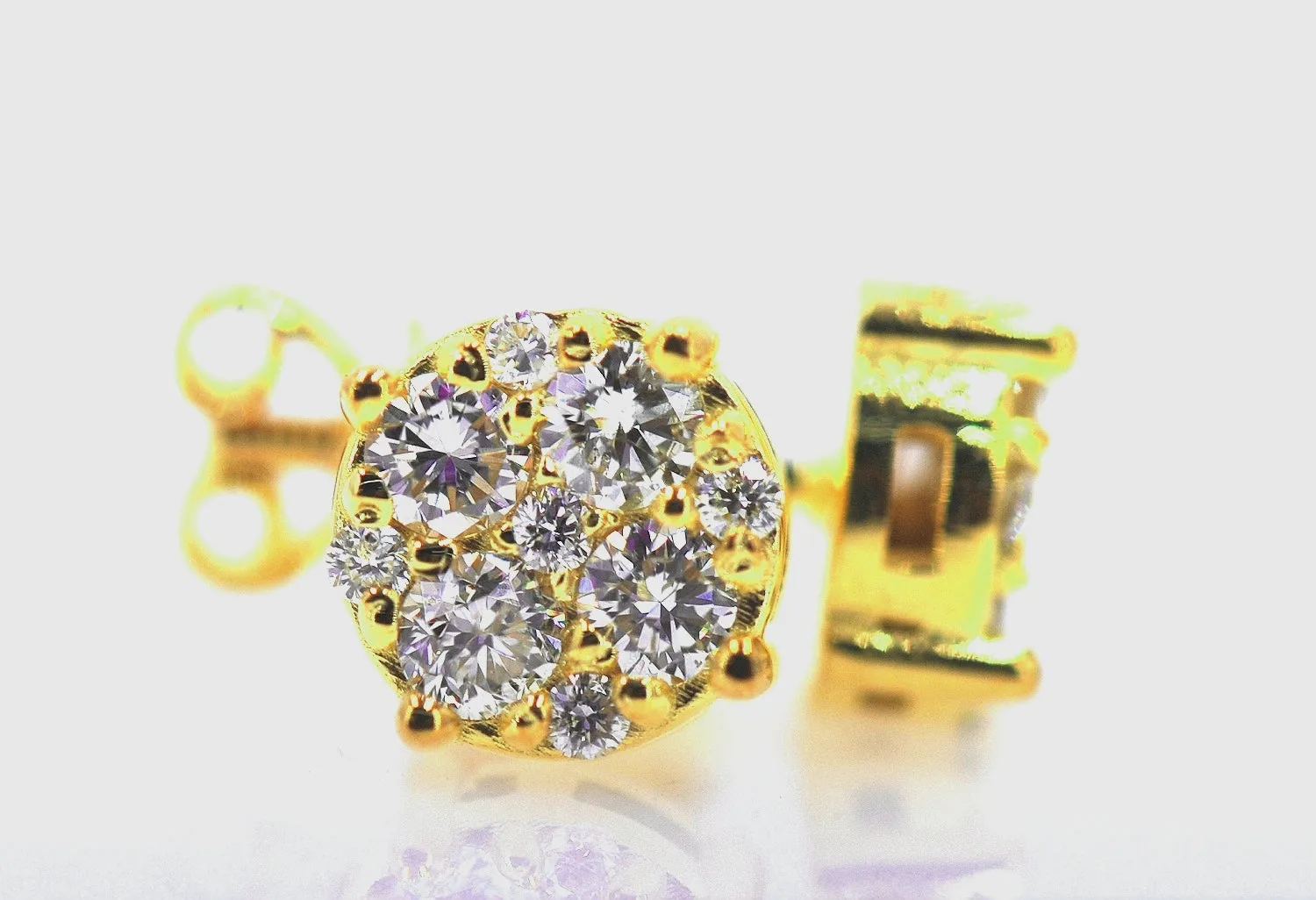 0.76CT Diamond Earrings