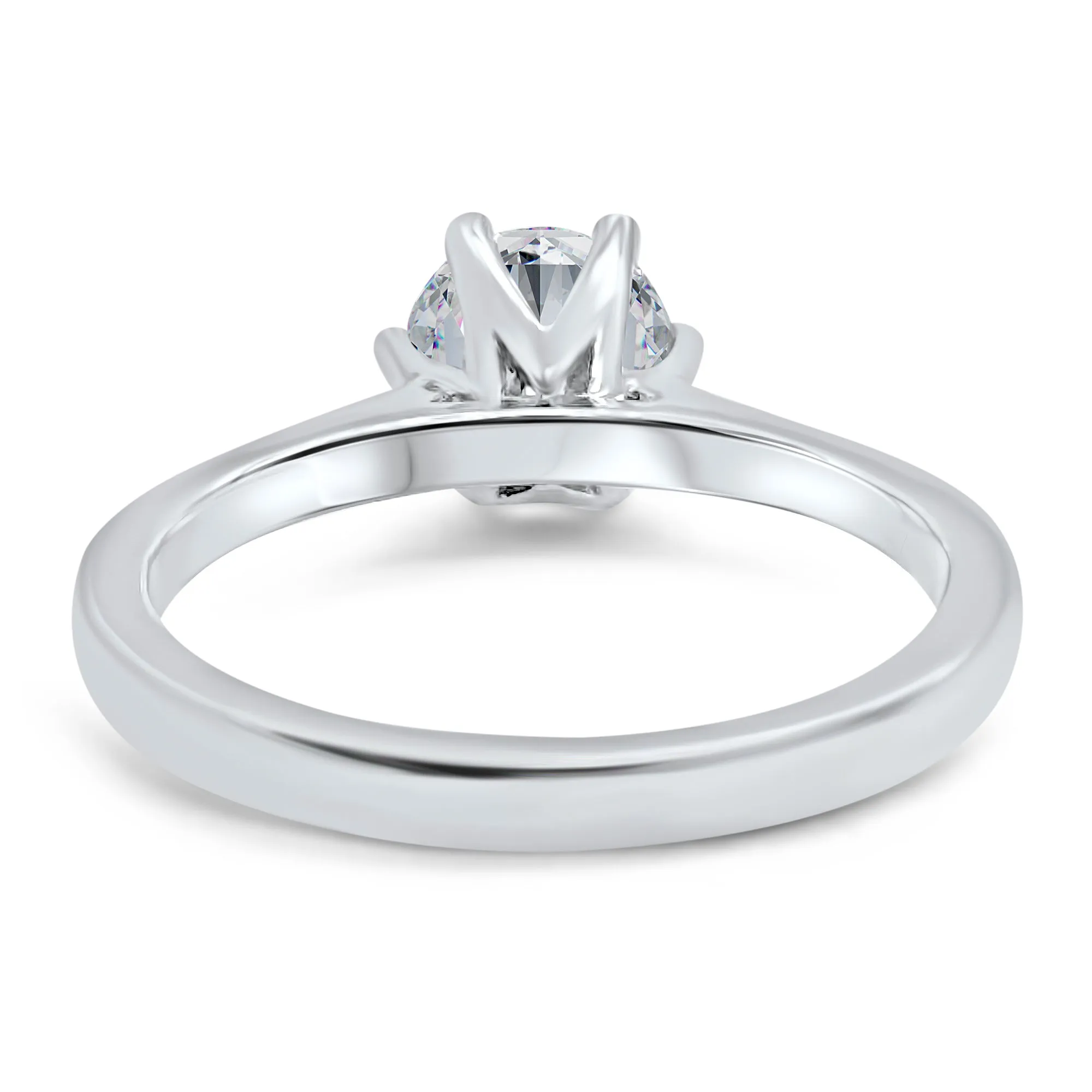 1 Carat Round Solitaire Engagement Ring | 6 Prong | IGI Certified F/VS2 | 14k White, Rose, or Yellow Gold