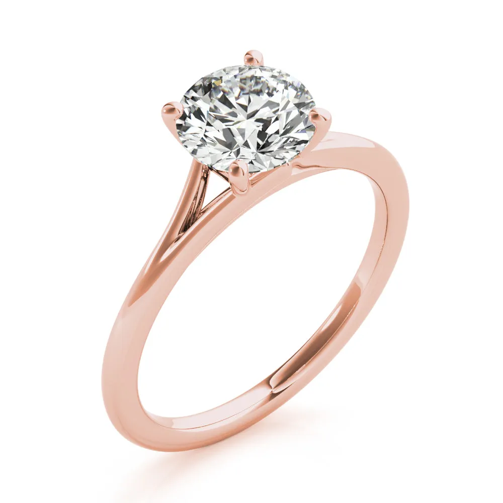 14K Solitaire Engagement Ring