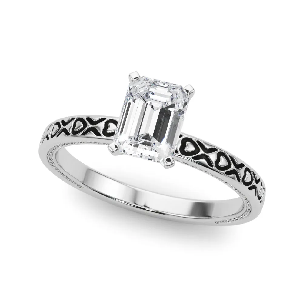 14K Solitaire Engagement Ring
