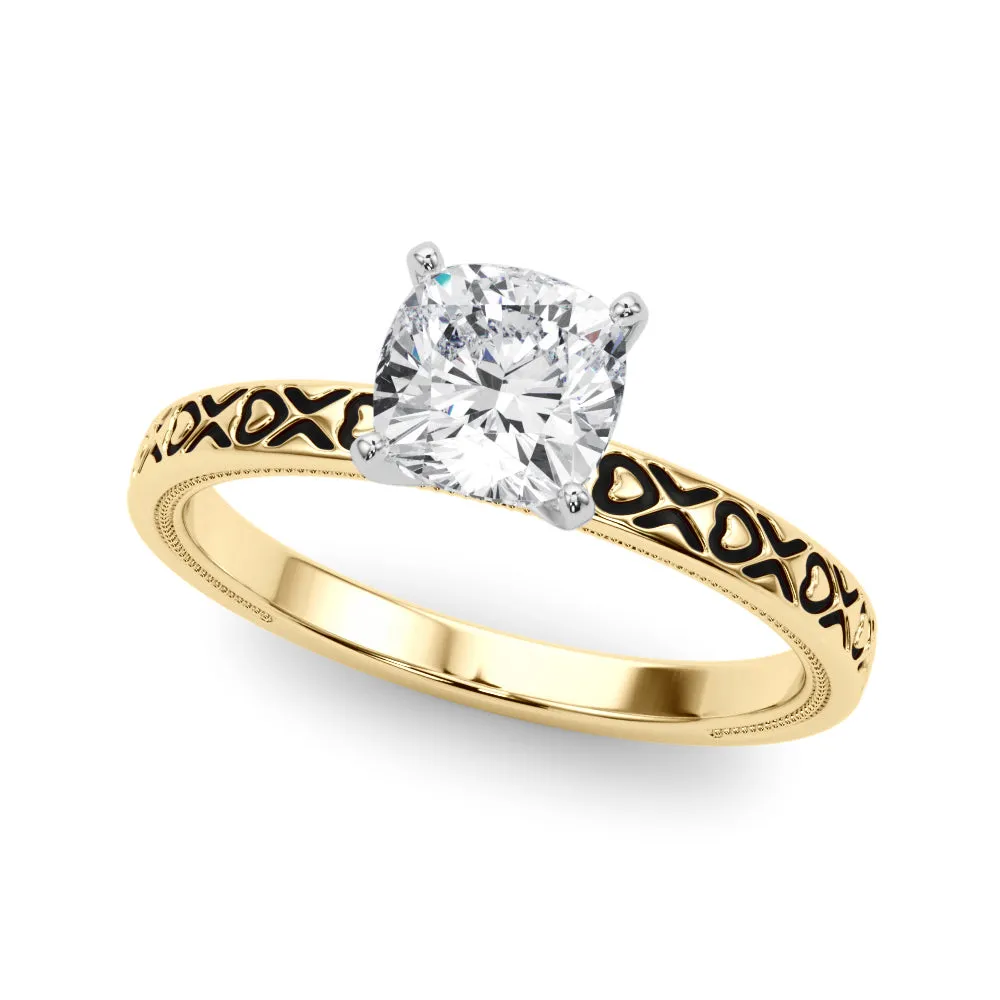 14K Solitaire Engagement Ring