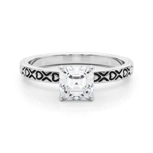 14K Solitaire Engagement Ring