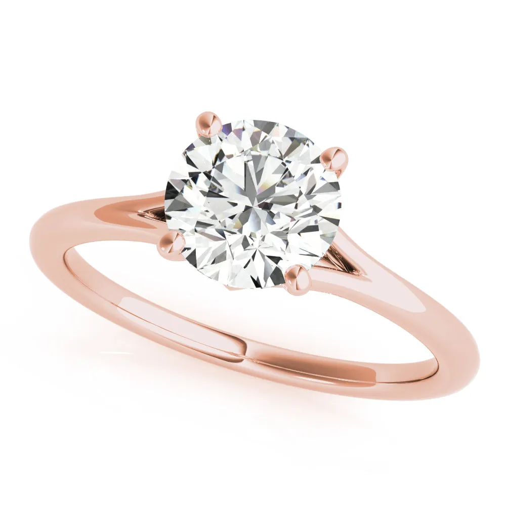 14K Solitaire Engagement Ring