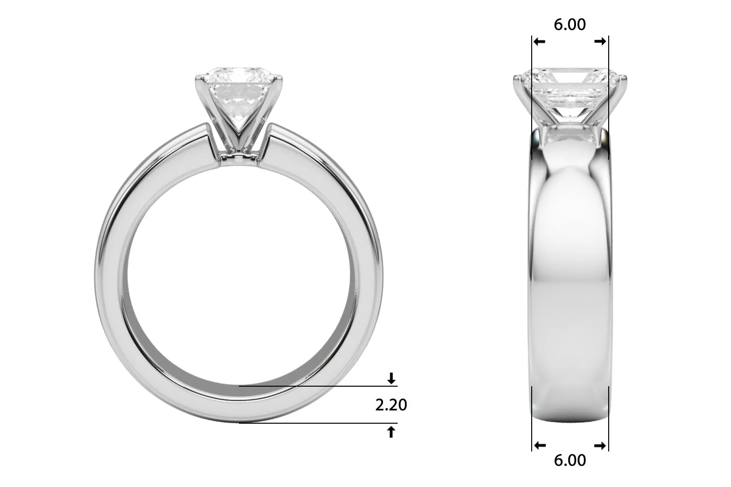 14K Solitaire Ring / Engagement ring