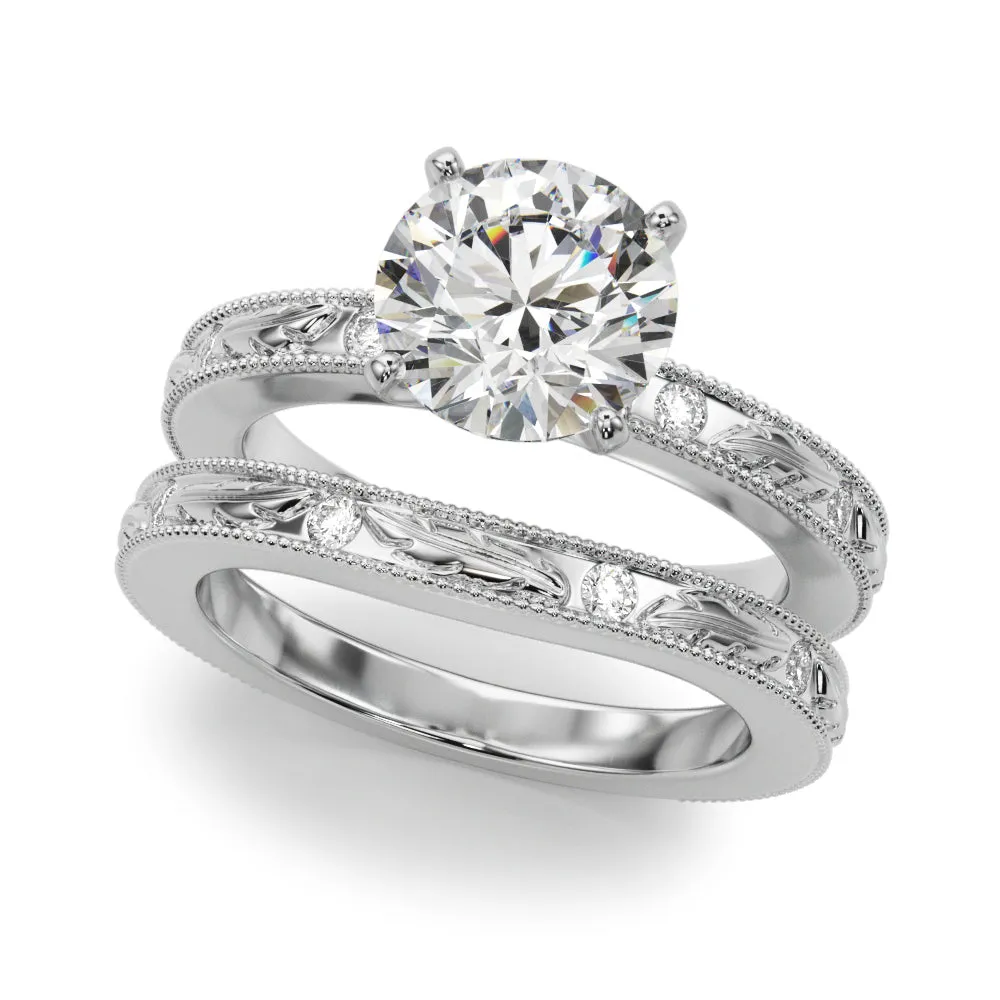 14K Vintage Style Engagement Ring / Solitaire