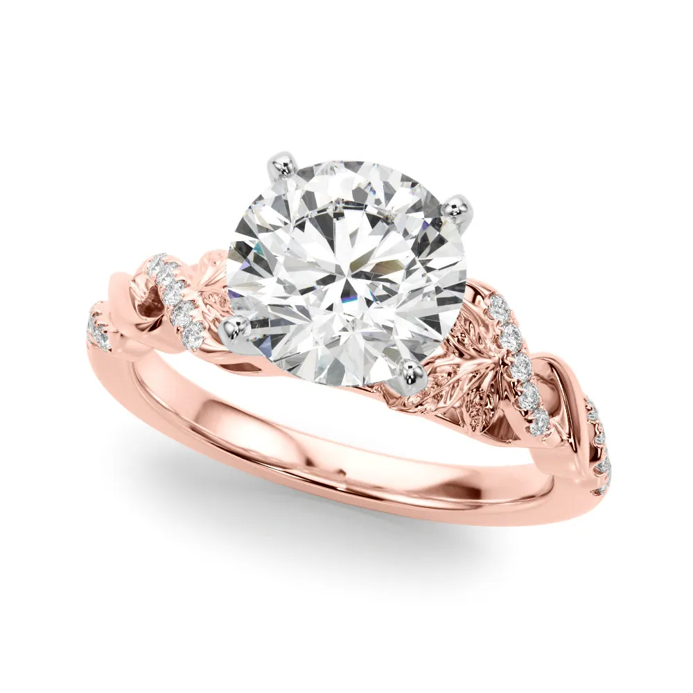 14K Vintage Style Engagement Ring