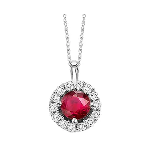 14KT White Gold & Diamond Classic Book Color Ensembles Neckwear Pendant  - 1/10 ctw