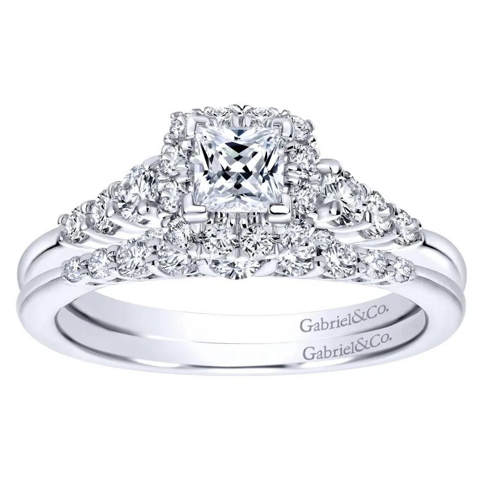 14KT White Gold Engagement Ring