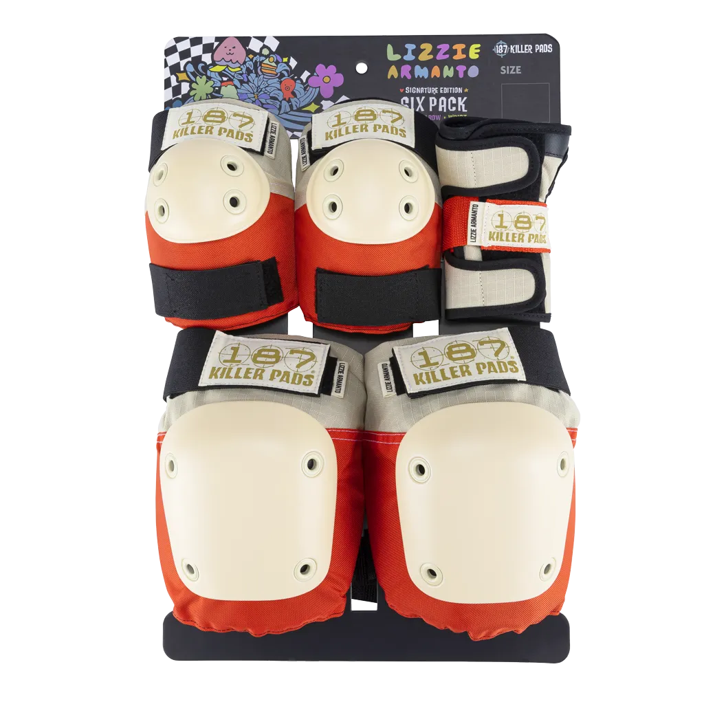 187 Six Pack Pad Set - Lizzie Armanto Blood Orange/Cream