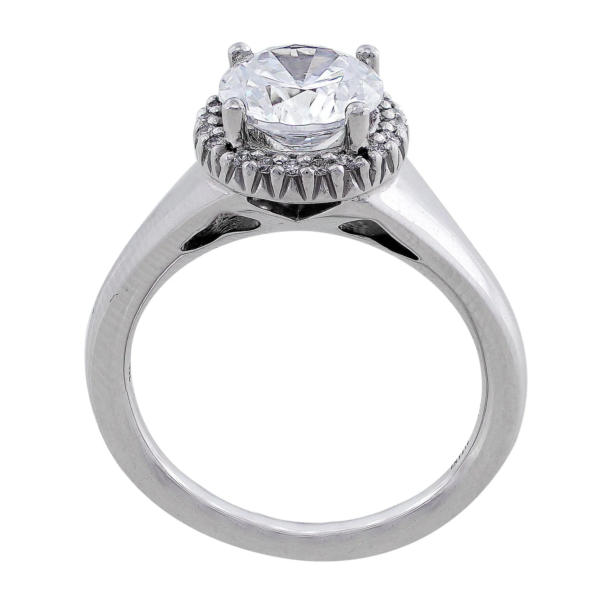 18k White Gold Bella Vita Solitaire Diamond Ring
