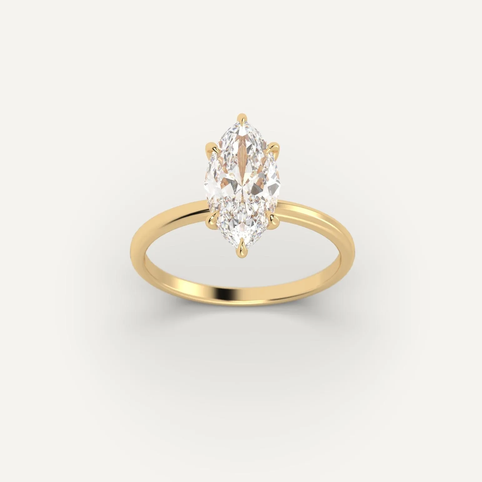 2 carat Marquise Cut Diamond Ring