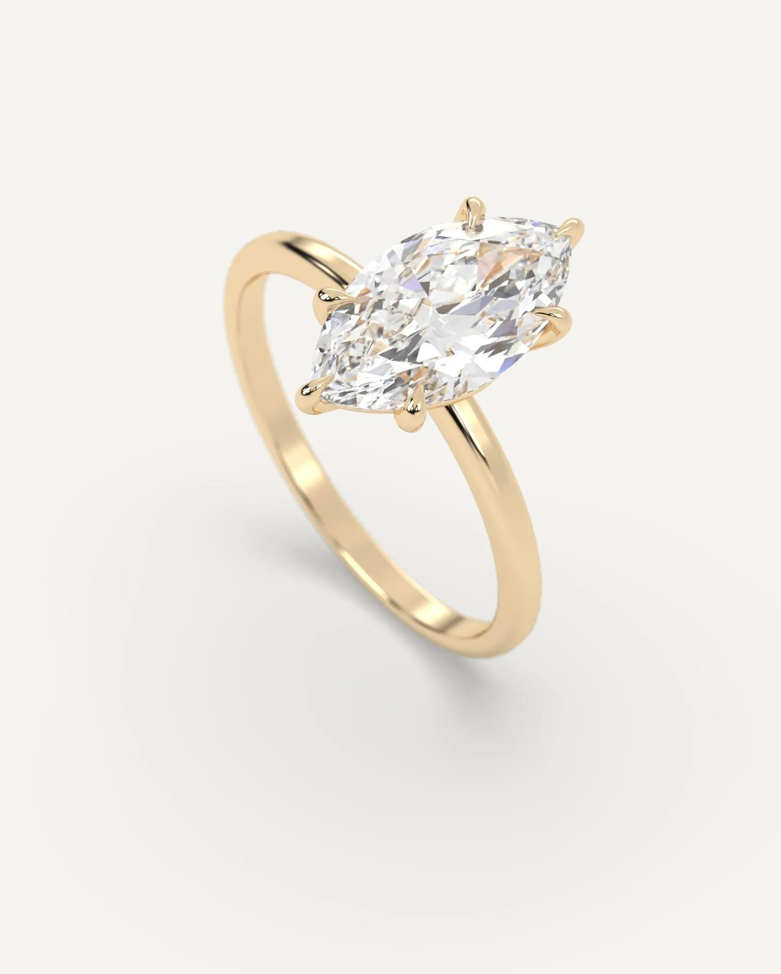 2 carat Marquise Cut Diamond Ring
