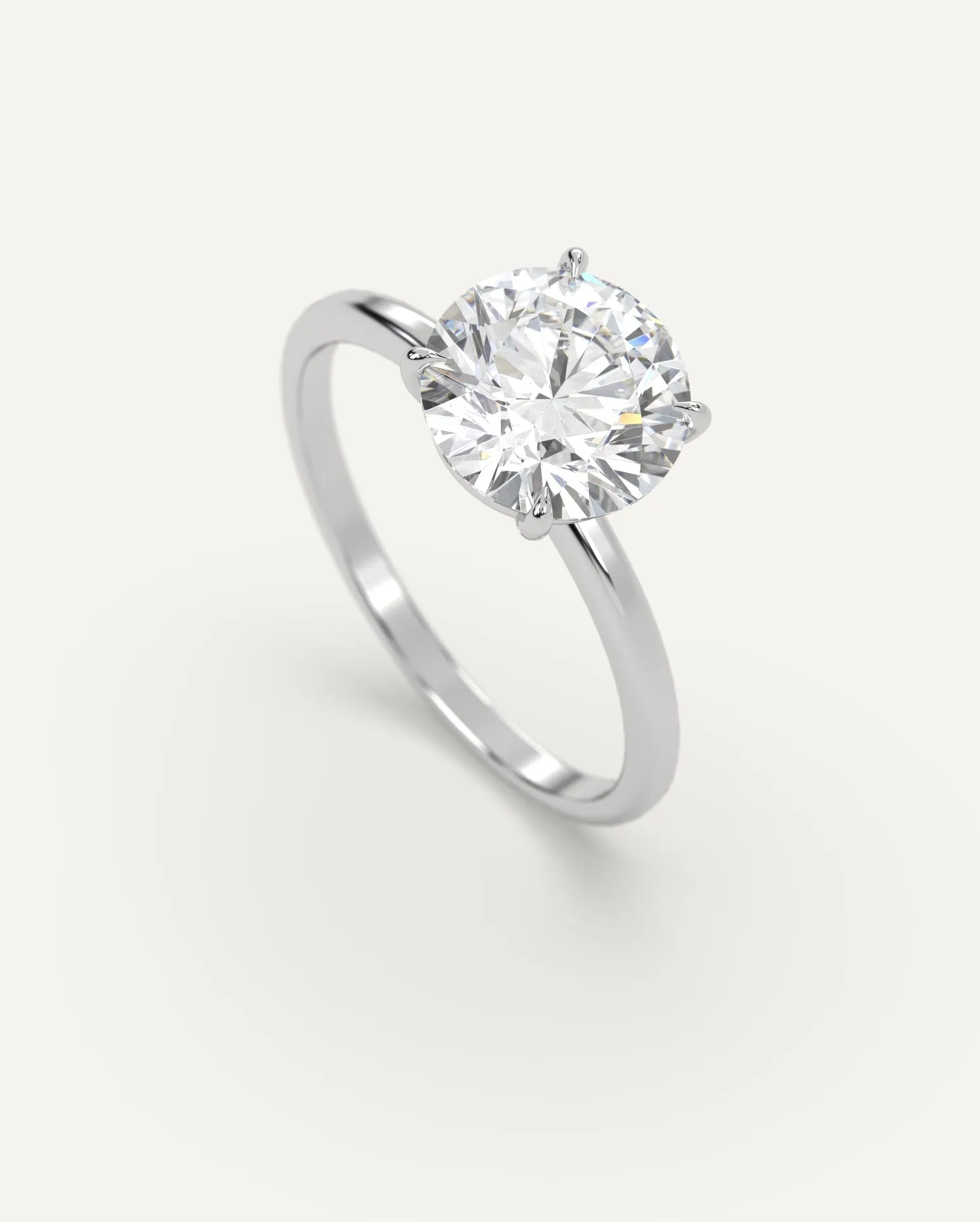 2 carat Round Cut Diamond Ring