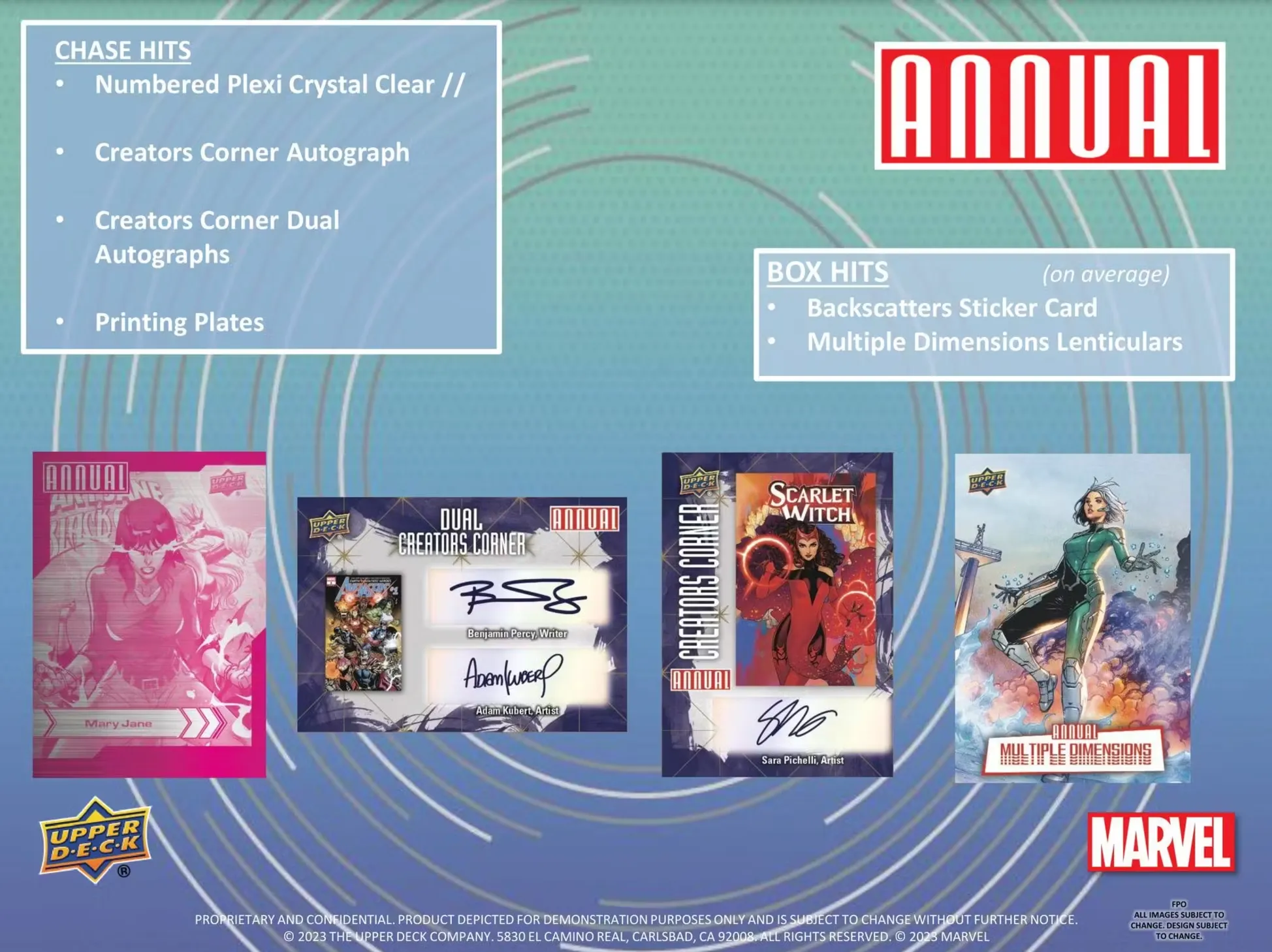 2022/23 Marvel Annual Trading Cards Box (Upper Deck)