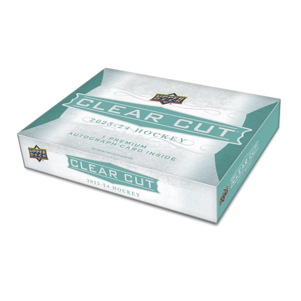 2023/24 Upper Deck Clear Cut Hockey Hobby Box - IN STOCK ASK BREAKER FOR INVOICE!