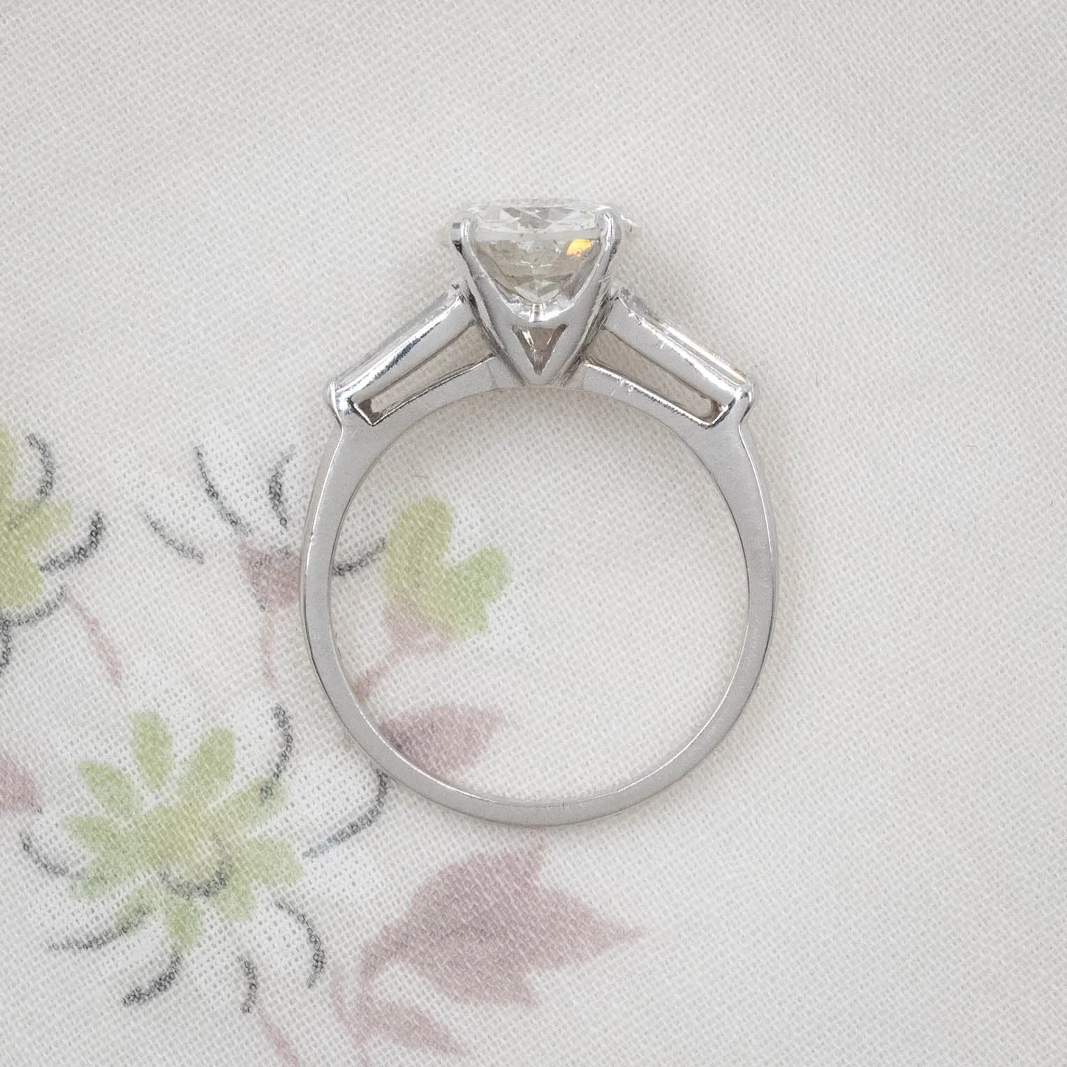 2.25 Carat Old European Diamond Ring c1950