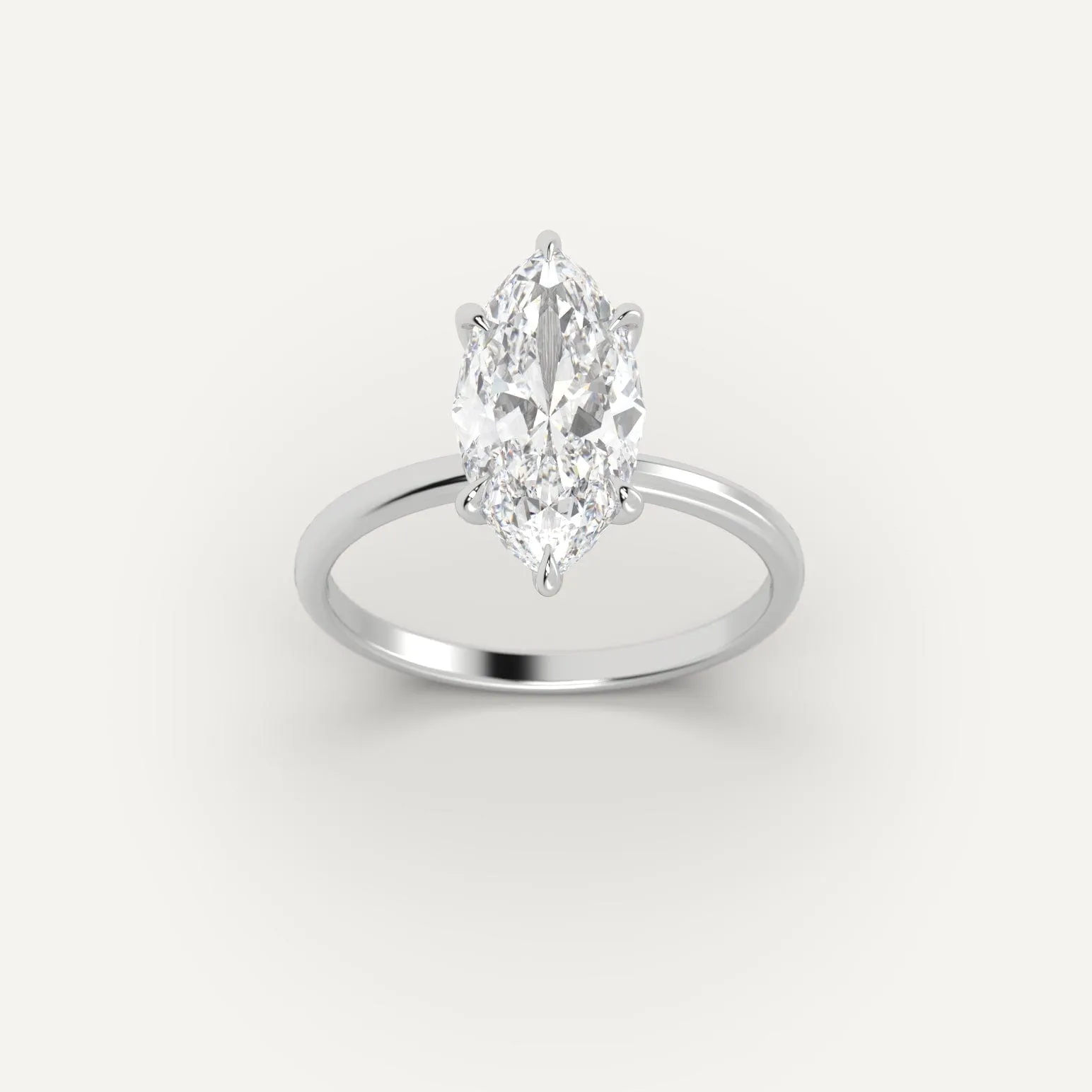 3 carat Marquise Cut Diamond Ring