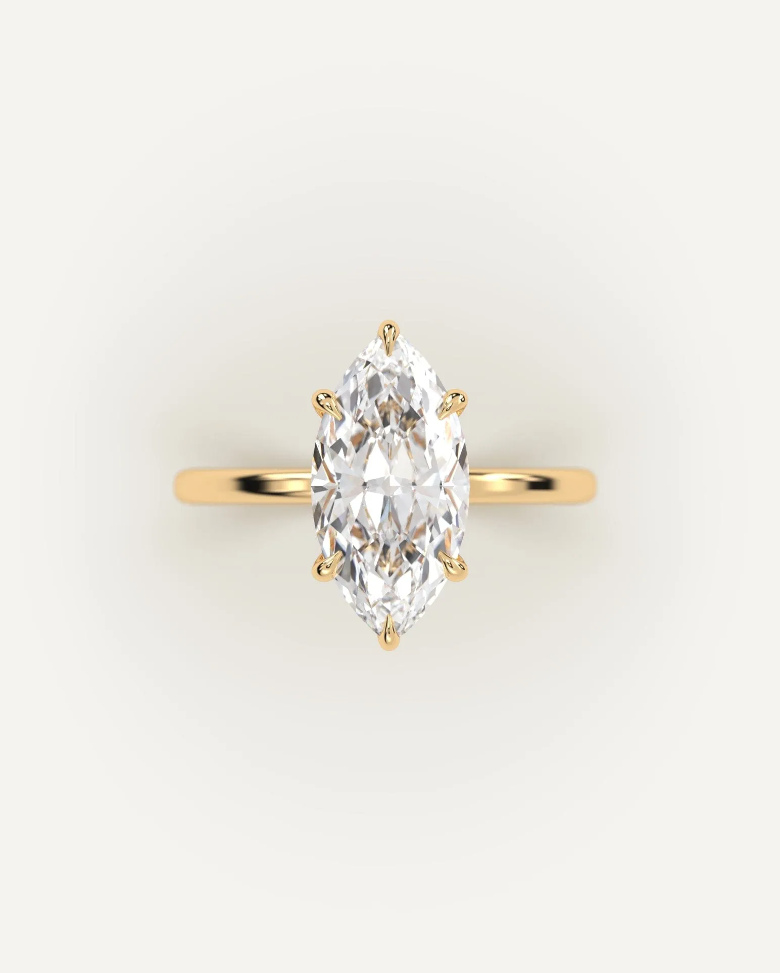 3 carat Marquise Cut Diamond Ring