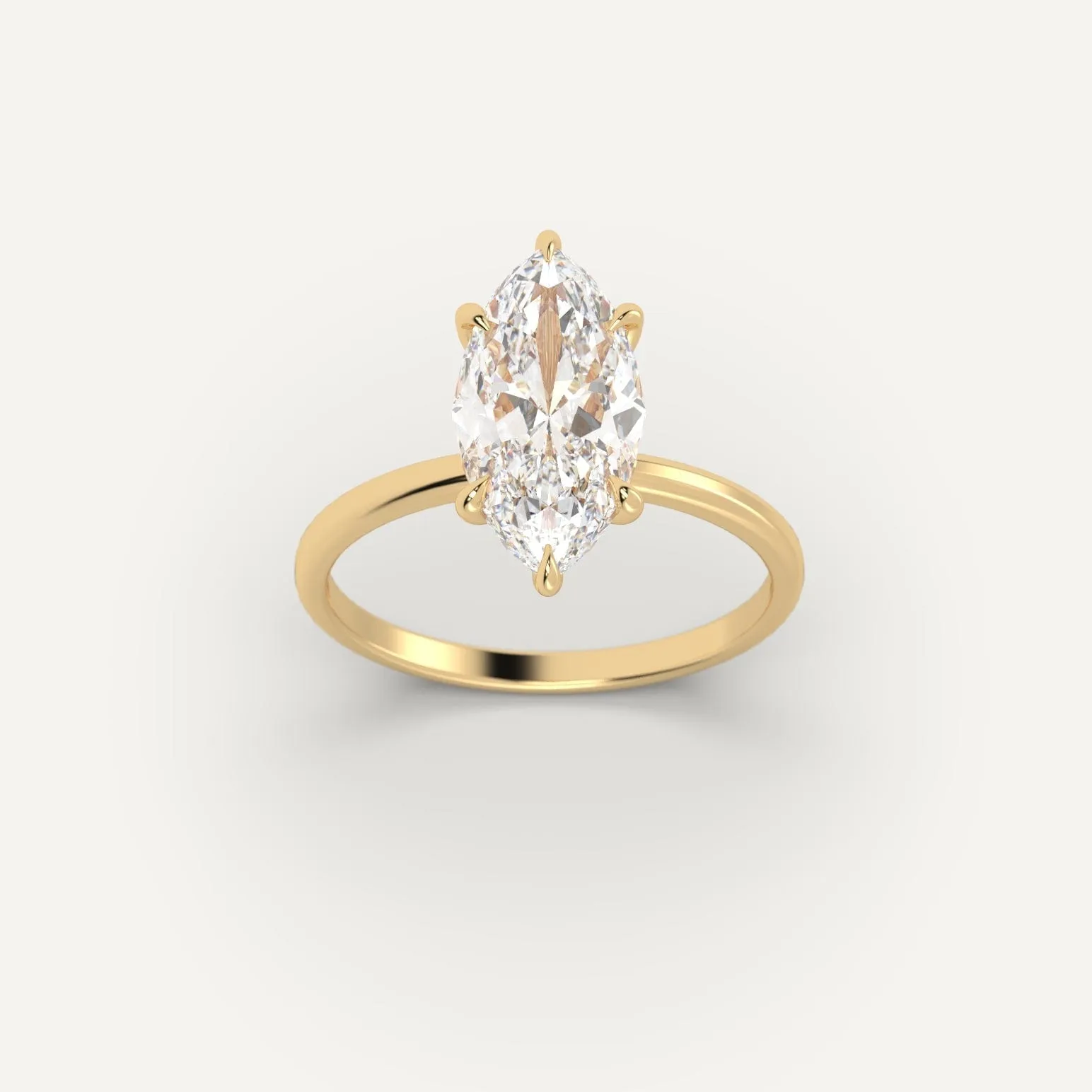 3 carat Marquise Cut Diamond Ring