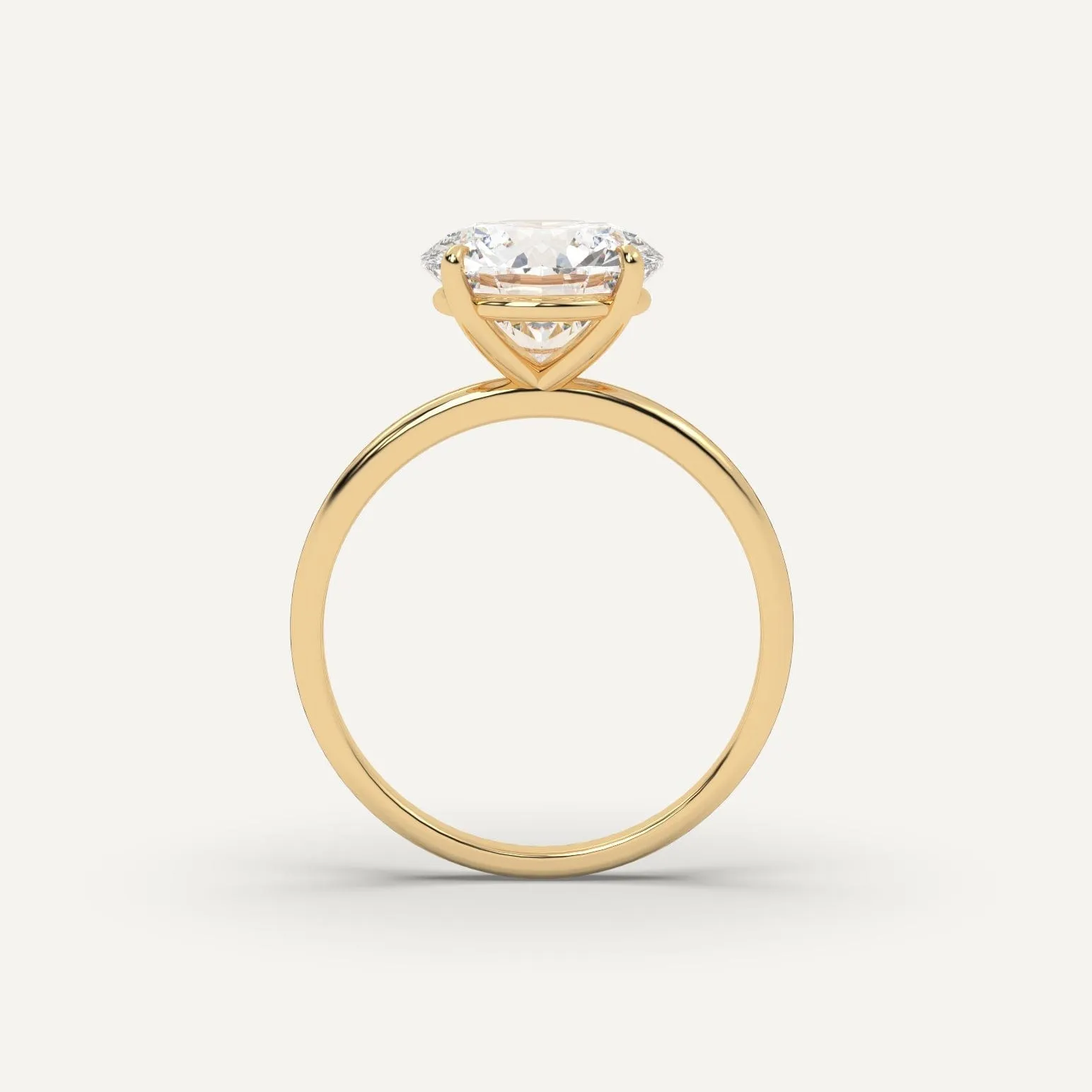 3 carat Round Cut Diamond Ring