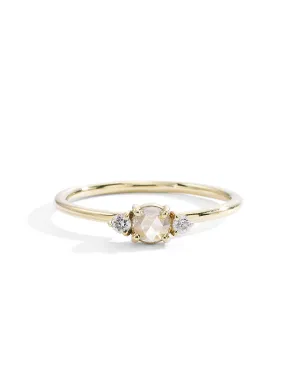 3 White Diamond Solitaire