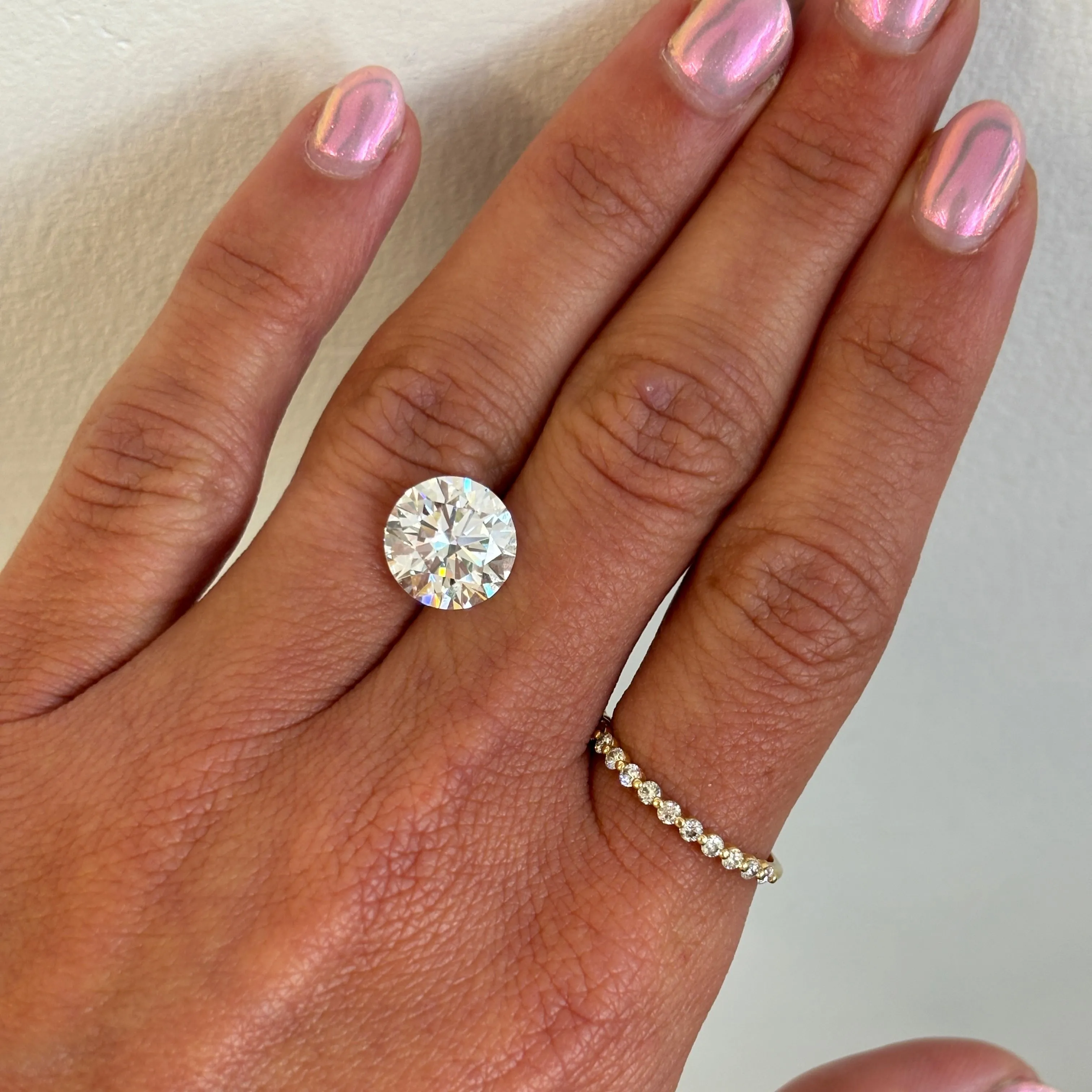 4.50CT Round Lab Grown Diamond