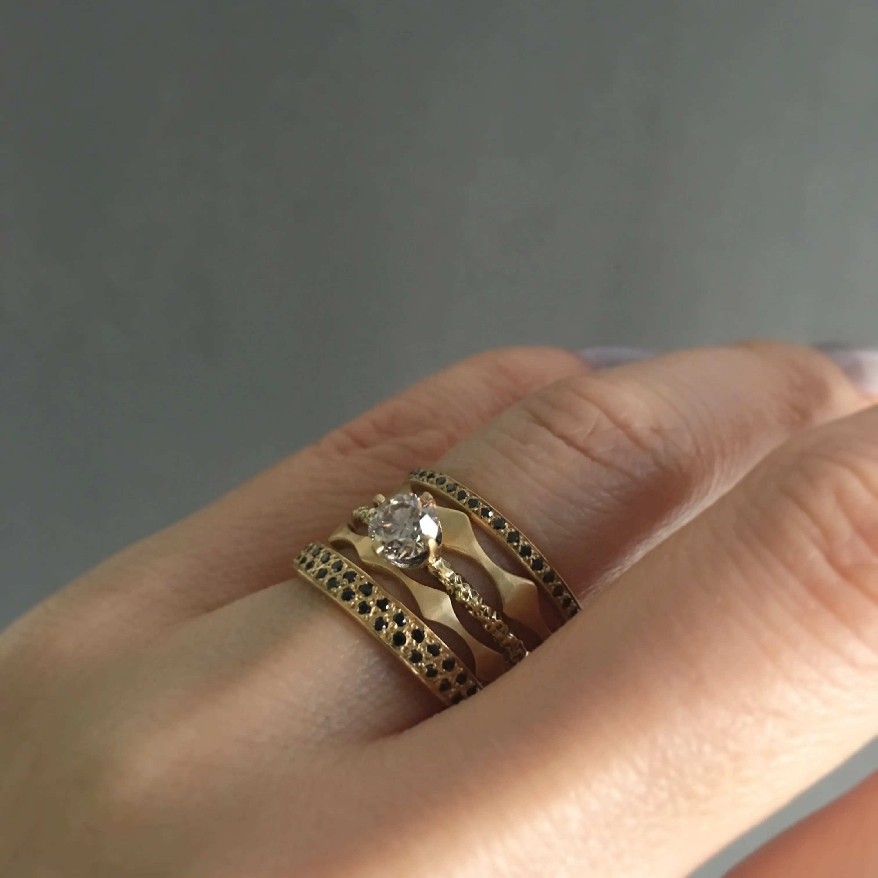 5mm Brown Diamond Homespun Solitaire Ring | R9006BR