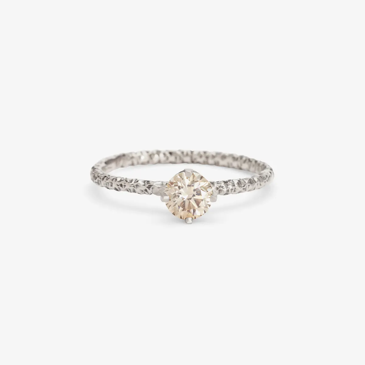 5mm Brown Diamond Homespun Solitaire Ring | R9006BR