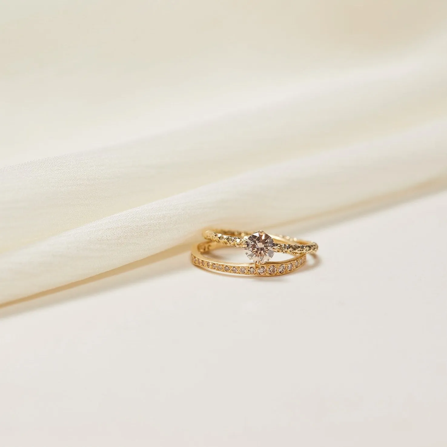 5mm Brown Diamond Homespun Solitaire Ring | R9006BR