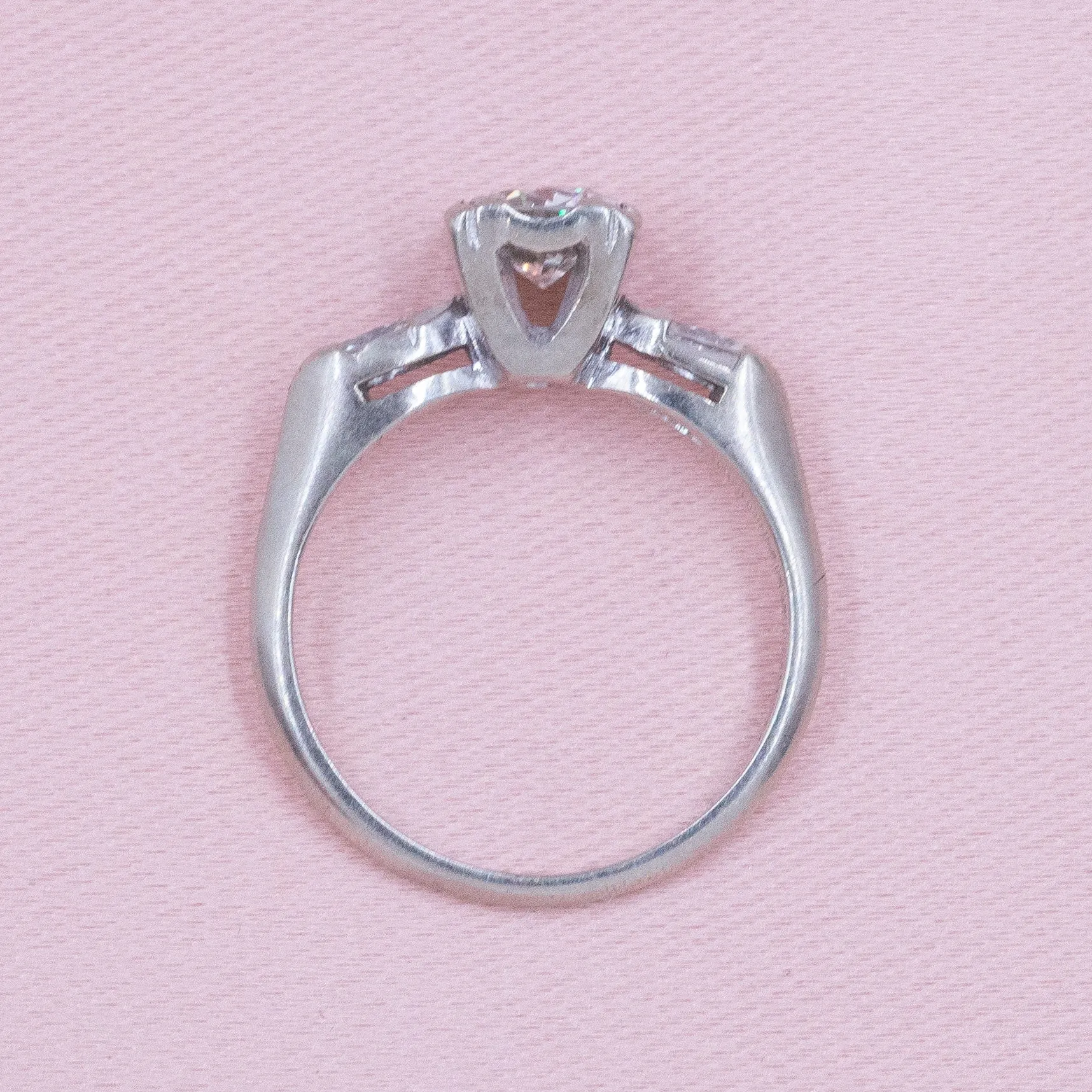 .60 Carat Diamond Ring With Marquise Sides