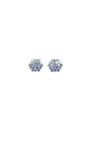 AB Cluster Pierced Earrings