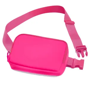 Amazerbst Waterproof Belt Bag with 40 Inch Adjustable Strap for Women and Men