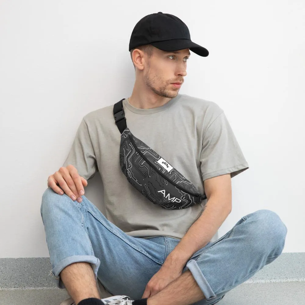 AMP Token Square Circuit Alt-logo Fanny Pack