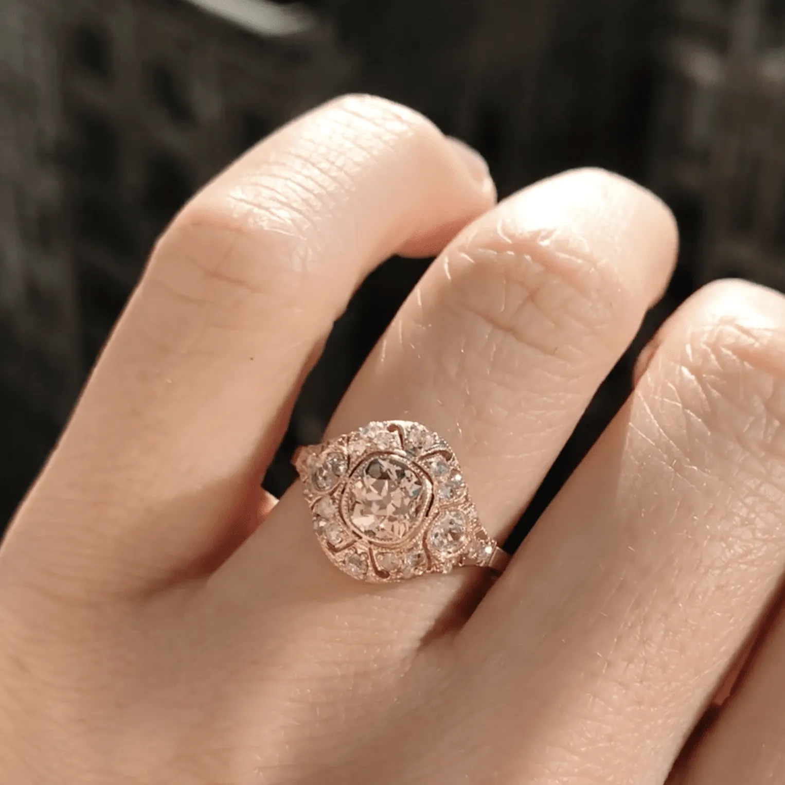 Angelina in Rose Gold