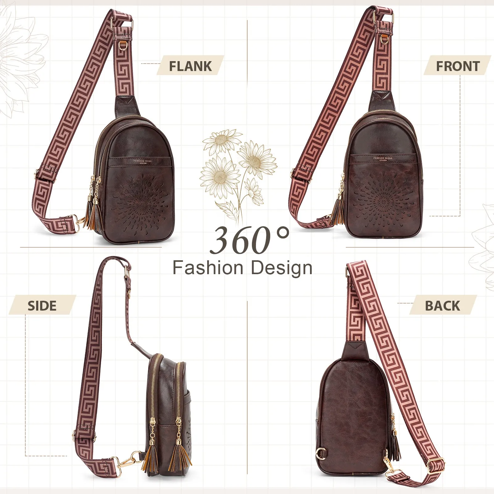APHISON Fashion Sling Bag For Women - 1327