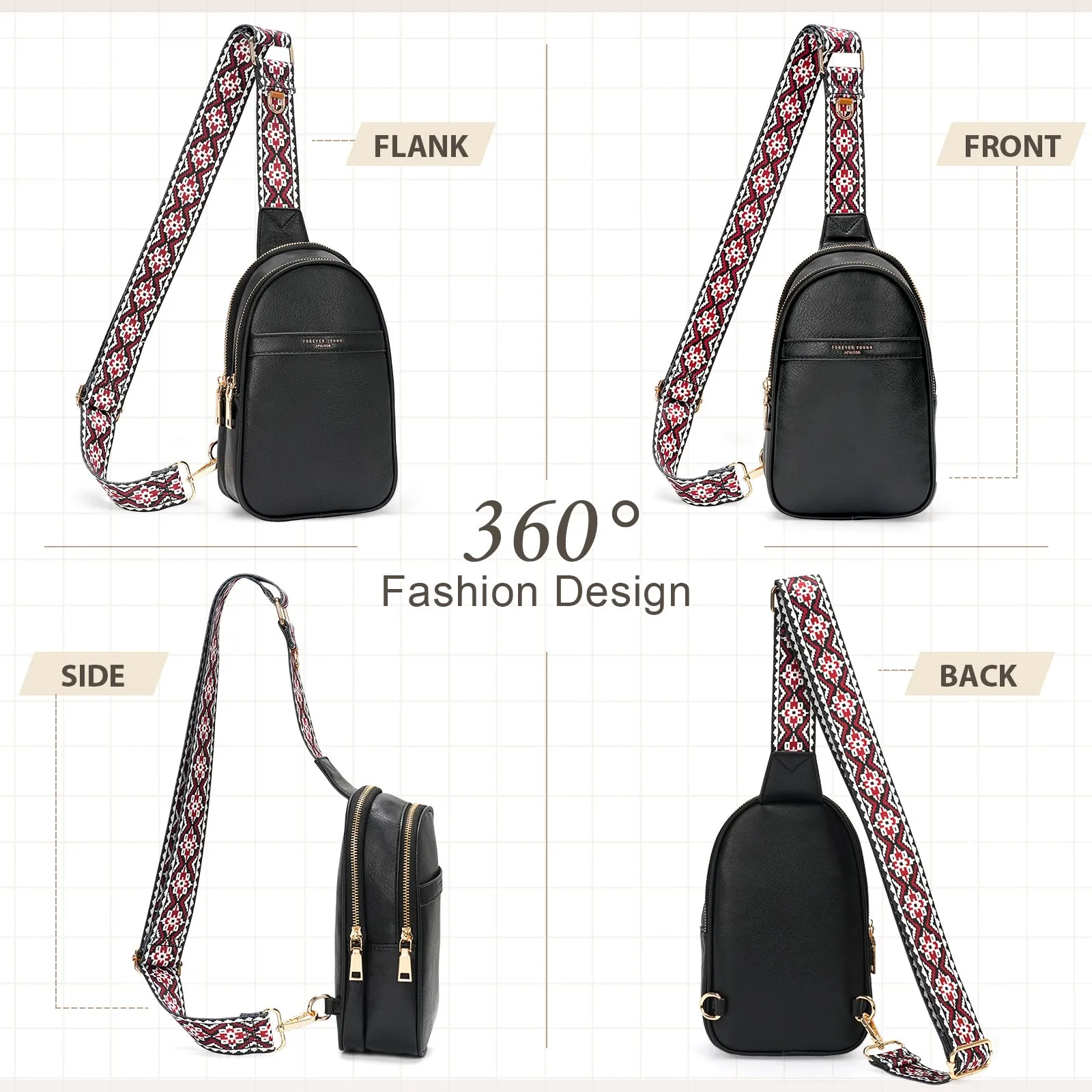 APHISON Fashion Sling Bag For Women - 1327