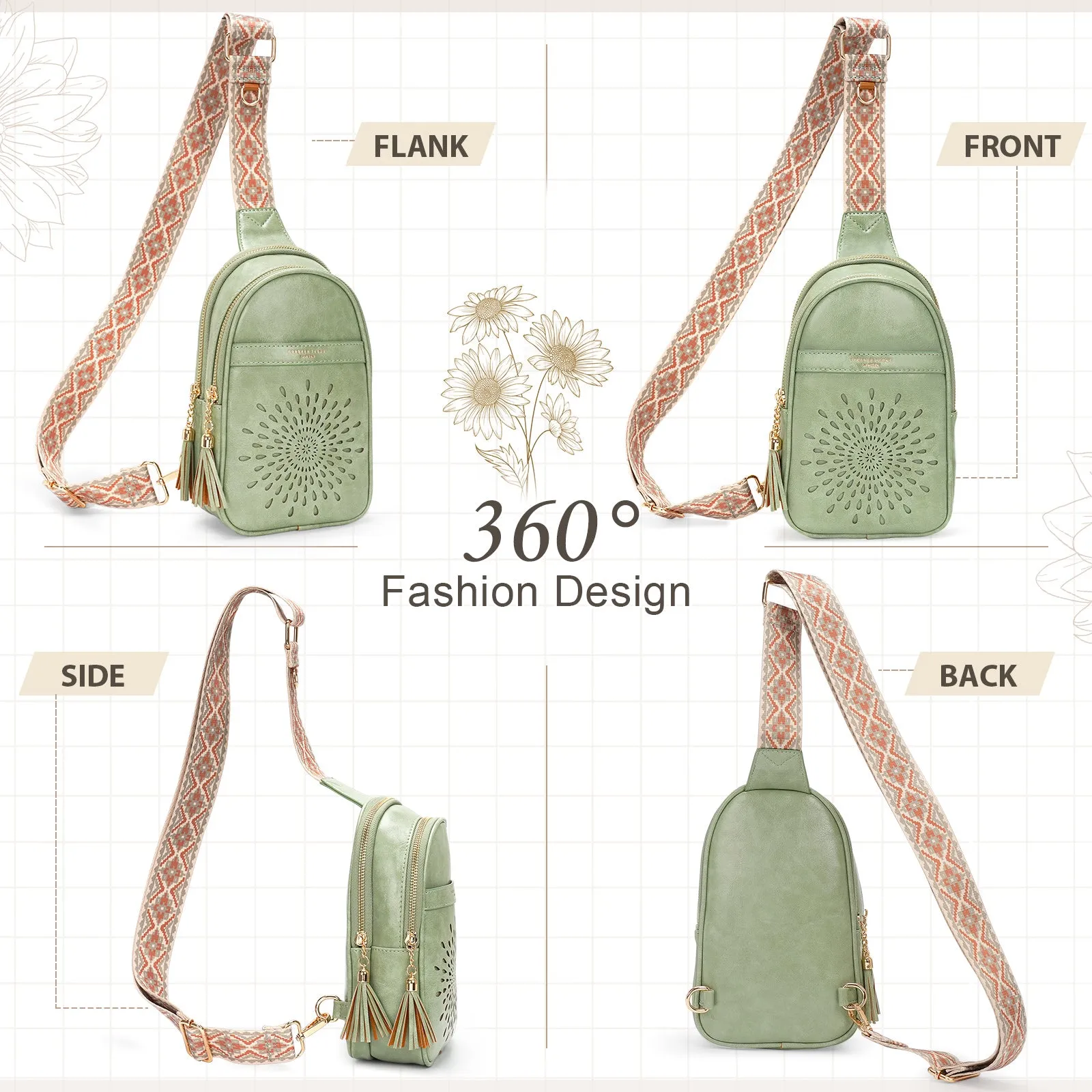 APHISON Fashion Sling Bag For Women - 1327