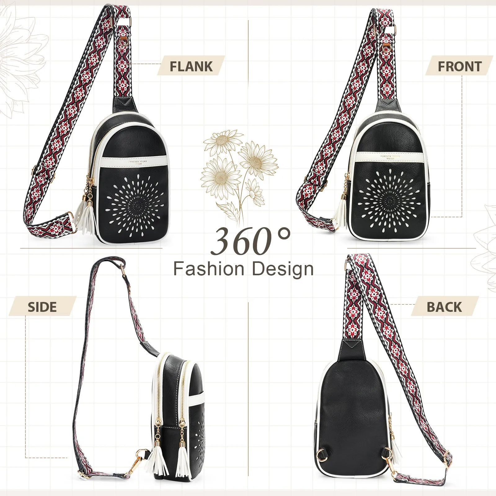 APHISON Fashion Sling Bag For Women - 1327