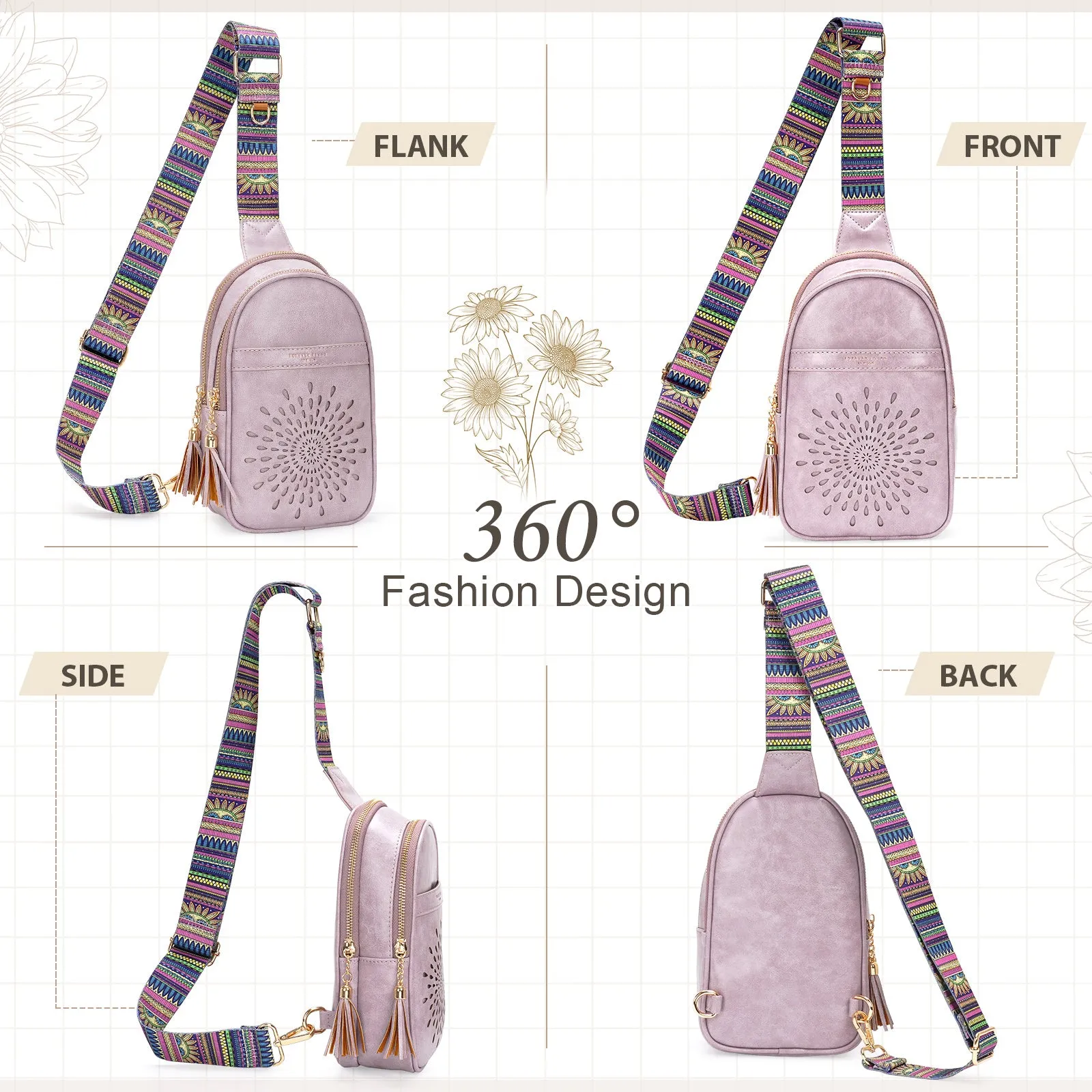 APHISON Fashion Sling Bag For Women - 1327