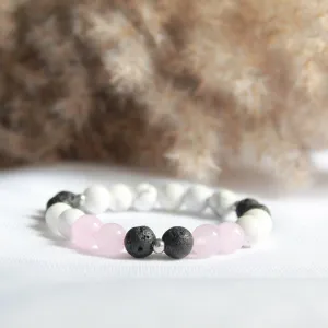 Aphrodite - bracelet diffuseur en pierres semi-précieuses pour femmes