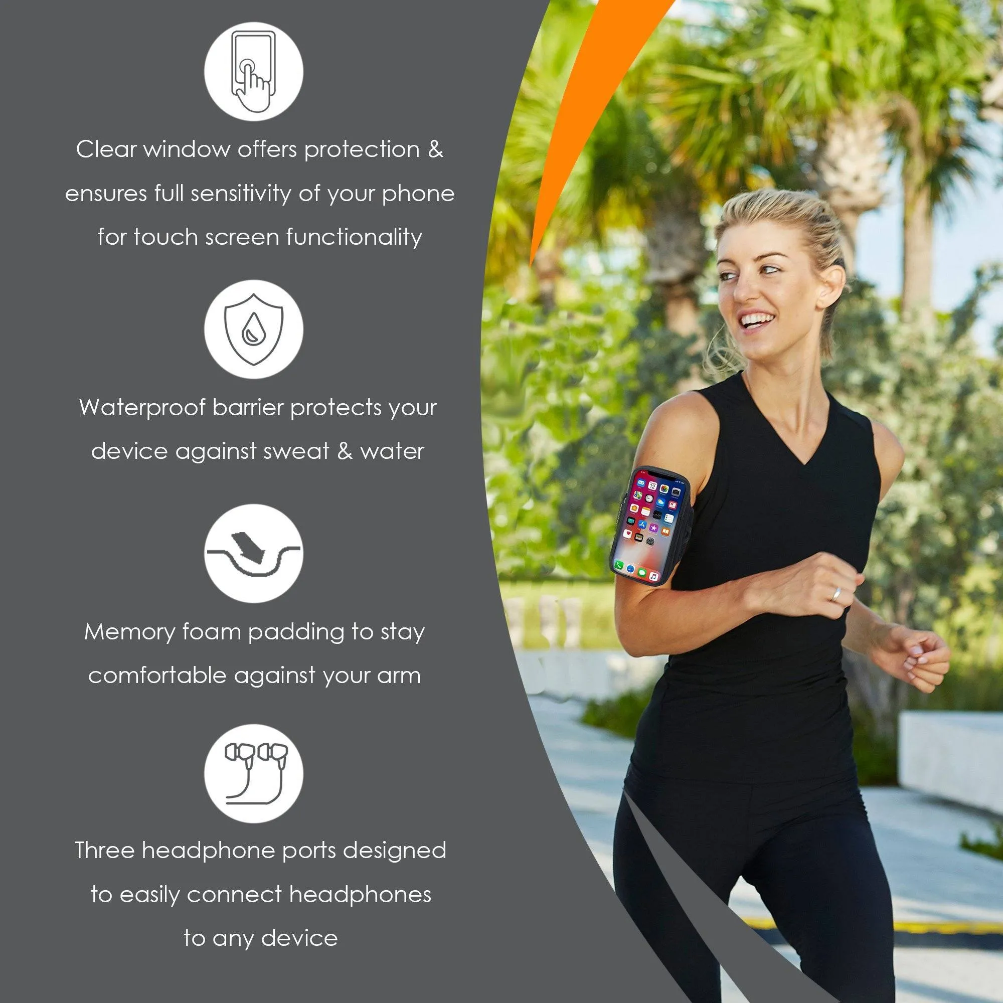 Armpocket X Plus armband for large full screen devices