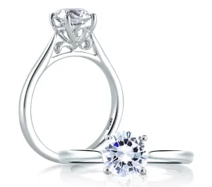 Art Inspired Solitaire Ring