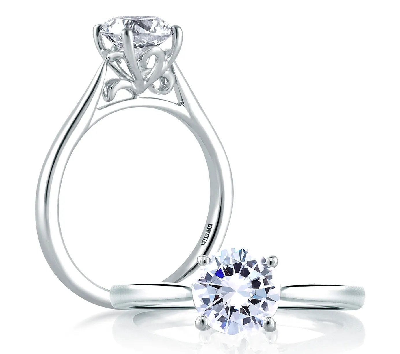 Art Inspired Solitaire Ring