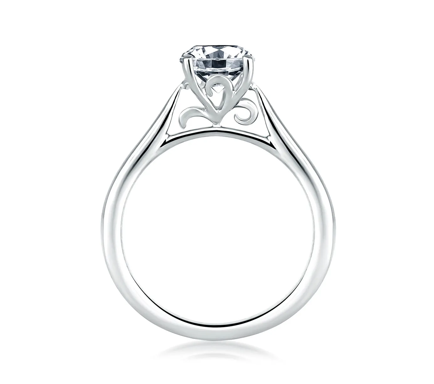 Art Inspired Solitaire Ring