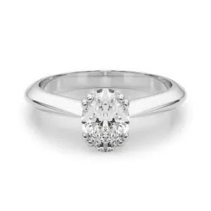 Ava Oval Diamond Solitaire Engagement Ring