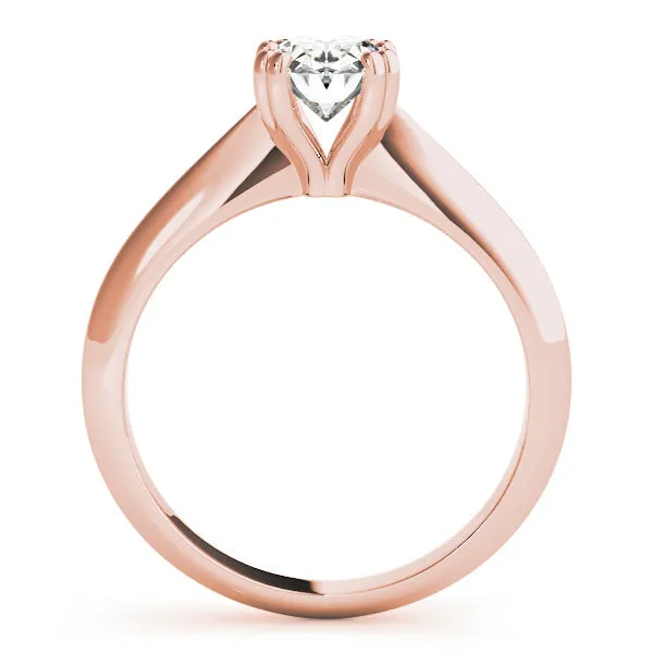 Ava Oval Lab Grown Diamond Solitaire Engagement Ring IGI Certified