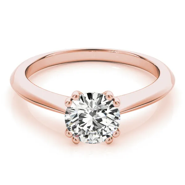 Ava Round Lab Grown Diamond Solitaire Engagement Ring IGI Certified