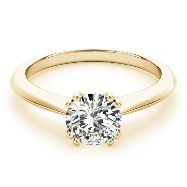 Ava Round Lab Grown Diamond Solitaire Engagement Ring IGI Certified